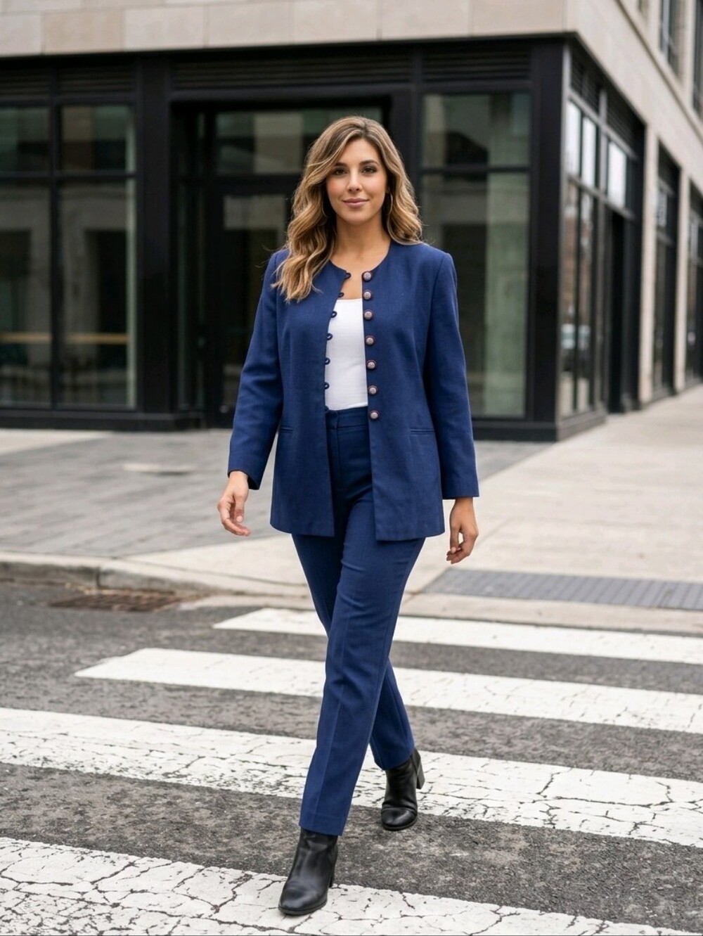 Vintage Principles Blue Blazer